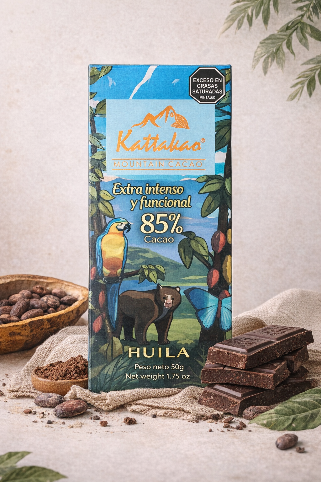 Cacao 85% Chocolatina 85% Cacao - Image 1